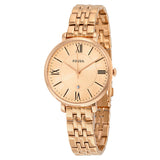  Shop Authentic Fossil Jacqueline Rose Gold Dial Rose Gold Steel Strap Watch for Women - ES3435 - Luxxuri