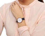  Shop Authentic Fossil Jacqueline White Dial Blue Leather Strap Watch for Women - ES4291 - Luxxuri
