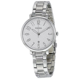  Shop Authentic Fossil Jacqueline White Dial Silver Steel Strap Watch for Women - ES3969 - Luxxuri