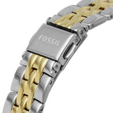  Shop Authentic Fossil Jacqueline Analog Moonphase Mother of Pearl White Dial Two Tone Steel Strap Watch for Women - ES5166 - Luxxuri