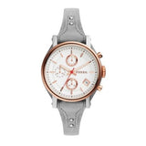  Shop Authentic Fossil Original Boyfriend White Dial Light Blue Leather Strap Watch for Women - ES4045 - Luxxuri