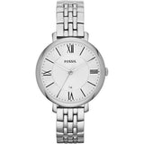  Shop Authentic Fossil Jacqueline White Dial Silver Steel Strap Watch for Women - ES3433 - Luxxuri