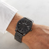  Shop Authentic Fossil Machine Black Dial Black Steel Strap Watch for Men - FS4775 - Luxxuri