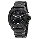  Shop Authentic Fossil Machine Chronograph Black Dial Black Steel Strap Watch for Men - FS4927 - Luxxuri