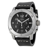  Shop Authentic Fossil Modern Machine Chronograph Black Dial Black Leather Strap Watch for Men - FS4928 - Luxxuri