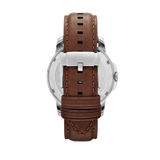  Shop Authentic Fossil Grant Twist Multi-Function White Dial Brown Leather Strap Watch for Men - ME1144 - Luxxuri