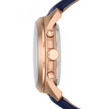  Shop Authentic Fossil Grant Automatic Blue Dial Blue Leather Strap Watch for Men - ME3029 - Luxxuri