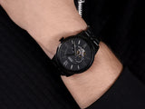  Shop Authentic Fossil Townsman Multi Function Mechanical Black Dial Black Steel Strap Watch for Men - ME3062 - Luxxuri