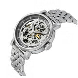  Shop Authentic Fossil Boyfriend Automatic Skeleton Silver Dial Silver Steel Strap Watch for Women - ME3067 - Luxxuri