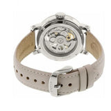  Shop Authentic Fossil Boyfriend Automatic Skeleton Silver Dial White Leather Strap Watch for Women - ME3069 - Luxxuri