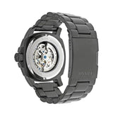  Shop Authentic Fossil Modern Machine Automatic Silver Dial Black Steel Strap Watch for Men - ME3080 - Luxxuri