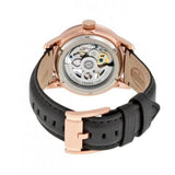  Shop Authentic Fossil Townsman Automatic Skeleton Black Dial Black Leather Strap Watch for Men - ME3084 - Luxxuri