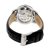  Shop Authentic Fossil Townsman Automatic Skeleton White Dial Black Leather Strap Watch for Men - ME3085 - Luxxuri