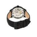 Fossil Townsman Automatic Skeleton Brown Dial Brown Leather Strap Watch for Men - ME3098