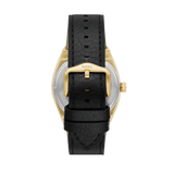  Shop Authentic Fossil Everett Automatic Skeleton Black Dial Black Leather Strap Watch for Men - ME3208 - Luxxuri