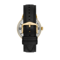 Fossil Townsman Automatic Skeleton Black Dial Black Leather Strap Watch for Men - ME3210