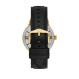  Shop Authentic Fossil Townsman Automatic Skeleton Black Dial Black Leather Strap Watch for Men - ME3210 - Luxxuri