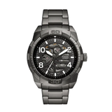  Shop Authentic Fossil Bronson Automatic Skeleton Black Dial Grey Steel Strap Watch for Men - ME3255 - Luxxuri