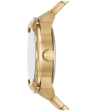  Shop Authentic Fossil Bronson Automatic Skeleton Black Dial Gold Steel Strap Watch for Men - ME3257 - Luxxuri