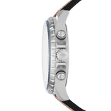  Shop Authentic Fossil Dillinger Luggage Chronograph Blue Dial Brown Leather Strap Watch for Men - FS5675 - Luxxuri