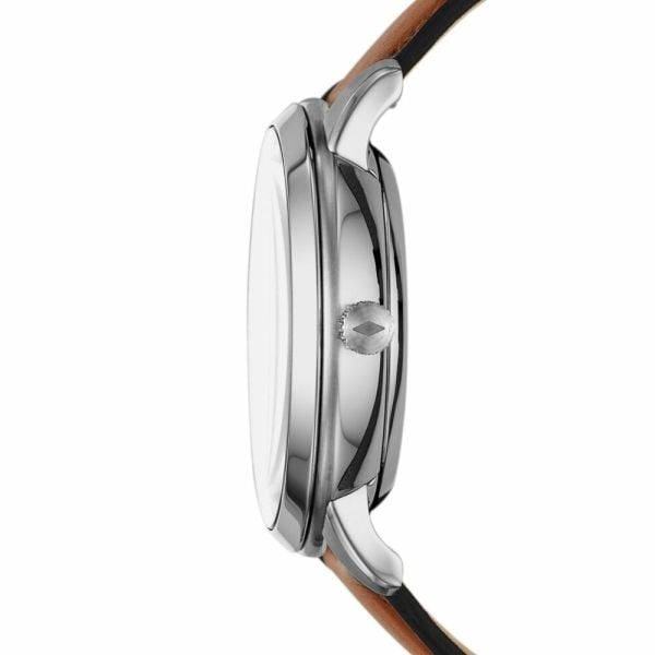  Shop Authentic Fossil Neutra Automatic Luggage Skeleton Blue Dial Brown Leather Strap Watch for Men - ME3160 - Luxxuri