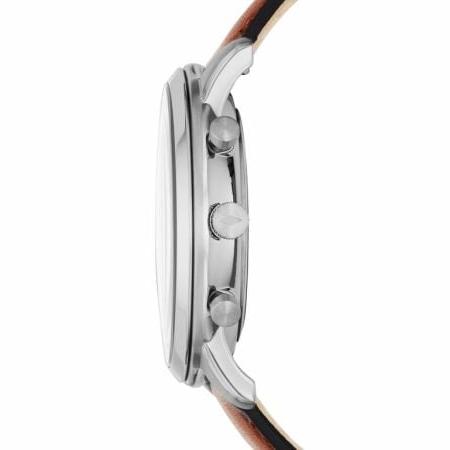  Shop Authentic Fossil Neutra Chronograph Blue Dial Brown Leather Strap Watch for Men - FS5453 - Luxxuri