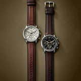  Shop Authentic Fossil Neutra Chronograph Black Dial Brown Leather Strap Watch for Men - FS6024 - Luxxuri