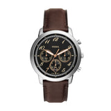  Shop Authentic Fossil Neutra Chronograph Black Dial Brown Leather Strap Watch for Men - FS6024 - Luxxuri