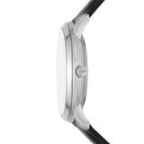  Shop Authentic Fossil Neutra Minimalist Moonphase Black Dial Black Leather Strap Watch for Men - FS5904 - Luxxuri