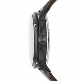  Shop Authentic Fossil Townsman Automatic Skeleton Brown Dial Brown Leather Strap Watch for Men - ME3098 - Luxxuri