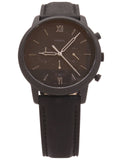  Shop Authentic Fossil Neutra Chronograph Black Dial Black Leather Strap Watch for Men - FS5503 - Luxxuri