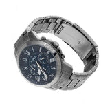  Shop Authentic Fossil Grant Chronograph Blue Dial Grey Steel Strap Watch for Men - FS4831 - Luxxuri