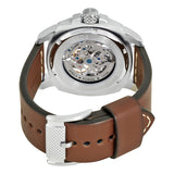  Shop Authentic Fossil Modern Machine Automatic Skeleton White Dial Brown Leather Strap Watch for Women - ME3083 - Luxxuri