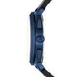  Shop Authentic Fossil Machine Chronograph Black Dial Black Leather Strap Watch for Men - FS5361 - Luxxuri