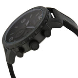  Shop Authentic Fossil Nate Chronograph Black Dial Black Leather Strap Watch for Men - JR1354 - Luxxuri