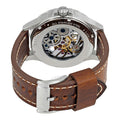  Shop Authentic Fossil Forrester Automatic Skeleton Grey Dial Brown Leather Strap Watch for Men - ME3178 - Luxxuri
