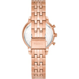  Shop Authentic Fossil Boyfriend Chronograph Rose Gold Dial Rose Gold Steel Strap Watch for Women - ES3380 - Luxxuri