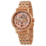  Shop Authentic Fossil Boyfriend Automatic Skeleton Rose Gold Dial Rose Gold Steel Strap Watch for Women - ME3065 - Luxxuri