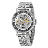  Shop Authentic Fossil Boyfriend Automatic Skeleton Silver Dial Silver Steel Strap Watch for Women - ME3067 - Luxxuri