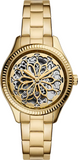  Shop Authentic Fossil Rye Automatic Skeleton Gold Dial Gold Steel Strap Watch for Women - BQ3755 - Luxxuri