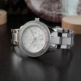  Shop Authentic Fossil Stella Sport Multifunction Silver Dial Silver Steel Strap Watch for Women - ES5108 - Luxxuri