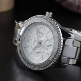  Shop Authentic Fossil Stella Sport Multifunction Silver Dial Silver Steel Strap Watch for Women - ES5108 - Luxxuri