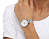  Shop Authentic Fossil Tailor White Dial Silver Steel Strap Watch for Women - ES4262 - Luxxuri