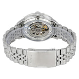  Shop Authentic Fossil Townsman Automatic Skeleton Silver Dial Silver Steel Strap Watch for Men - ME3044 - Luxxuri