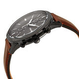  Shop Authentic Fossil Townsman Chronograph Gray Dial Brown Leather Strap Watch for Men - FS5522 - Luxxuri