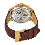  Shop Authentic Fossil Townsman Automatic Skeleton Gold Dial Brown Leather Strap Watch for Men - ME3043 - Luxxuri