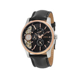  Shop Authentic Fossil Twist Multi-Function Chronograph Black Dial Black Leather Strap Watch for Men - ME1099 - Luxxuri