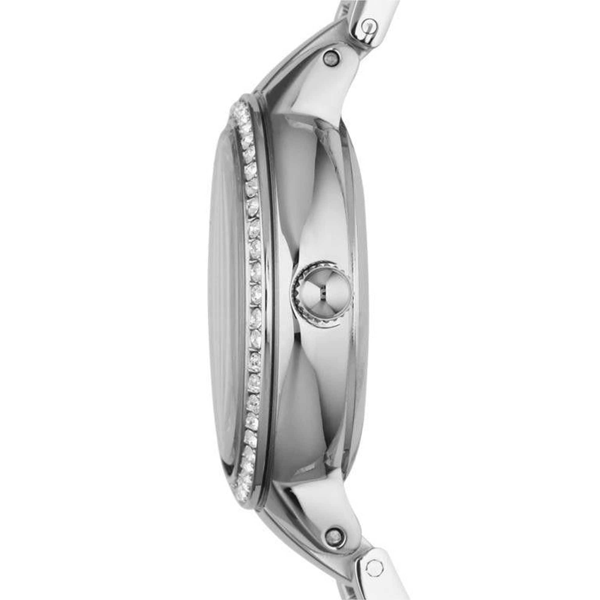 Fossil Virginia Rose Gold Dial Two Tone Steel Strap Watch for Women - ES3405