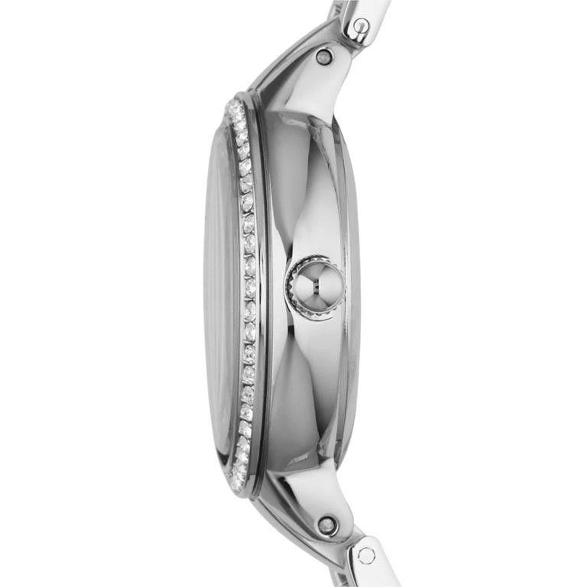 Fossil Virginia Rose Gold Dial Two Tone Steel Strap Watch for Women - ES3405
