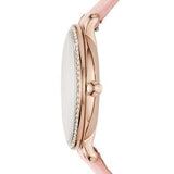  Shop Authentic Fossil Jacqueline White Dial Pink Leather Strap Watch for Women - ES4303 - Luxxuri